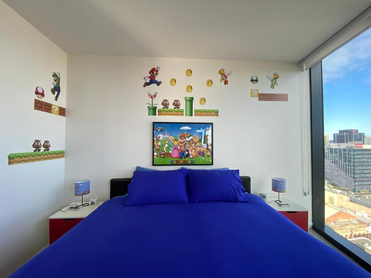 Nintendo Theme-adelaide Cbd-king Bed-gym-bbq Apartment