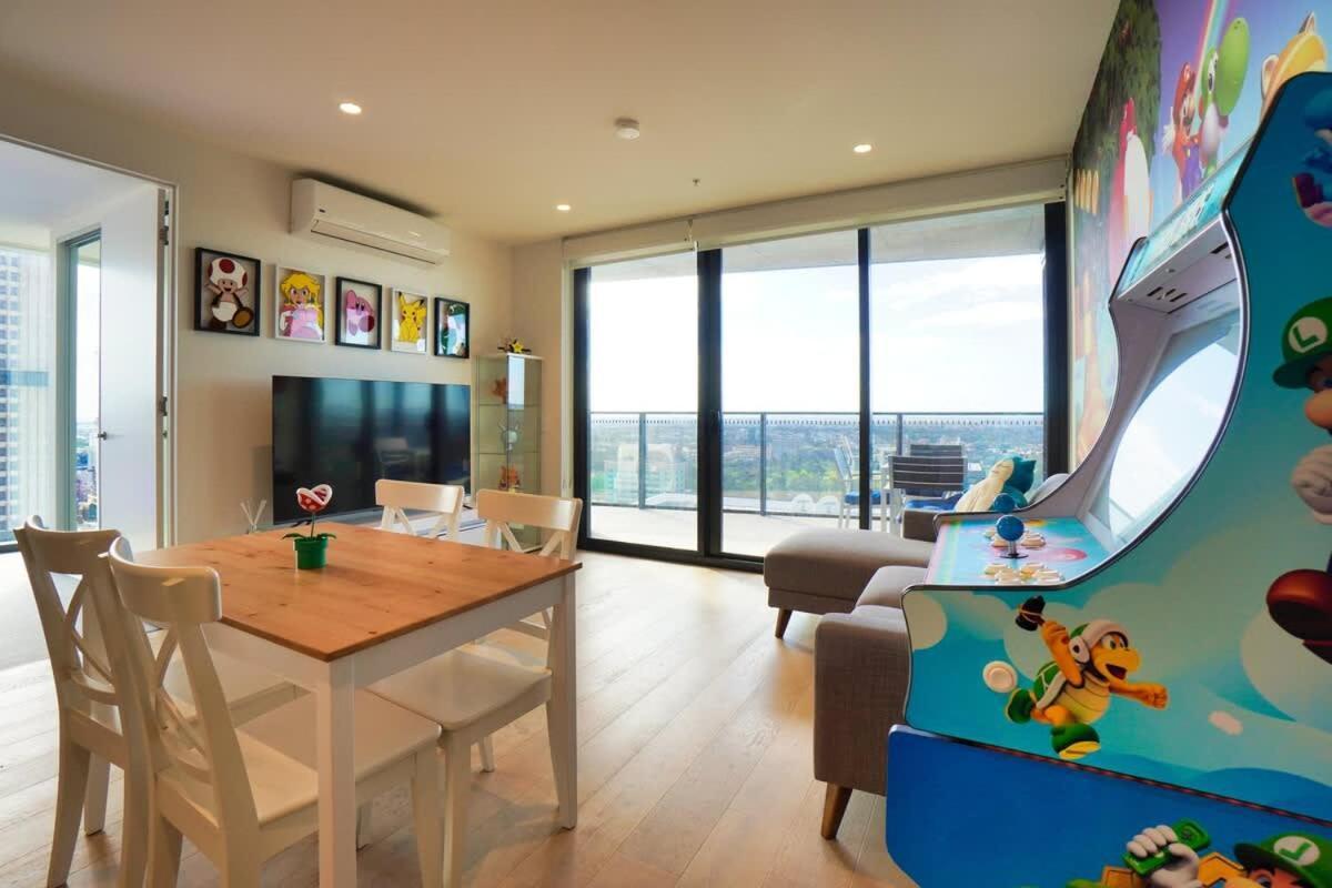 Apartment Nintendo Theme-adelaide Cbd-king Bed-gym-bbq