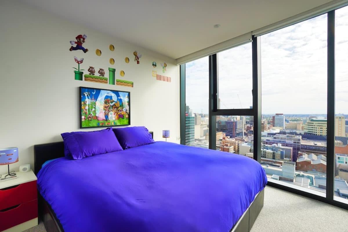 Nintendo Theme-adelaide Cbd-king Bed-gym-bbq