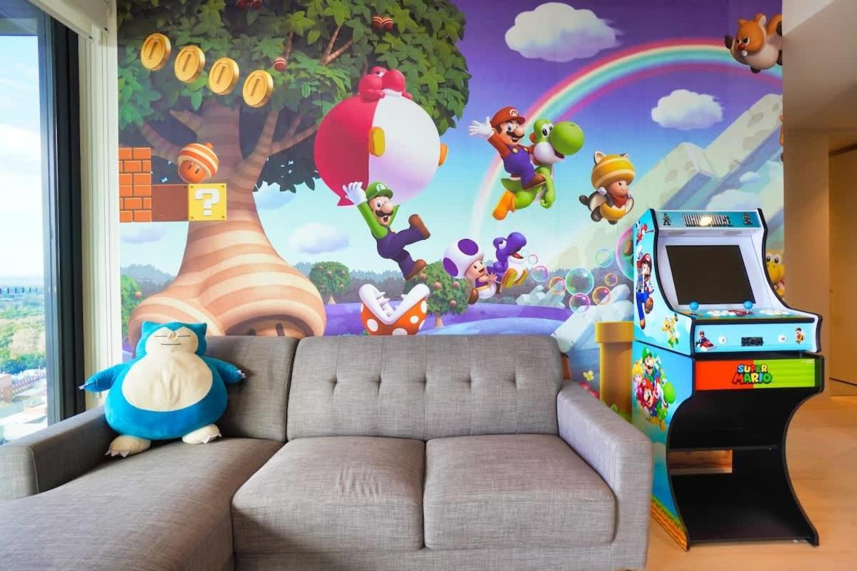 Apartment Nintendo Theme-adelaide Cbd-king Bed-gym-bbq
