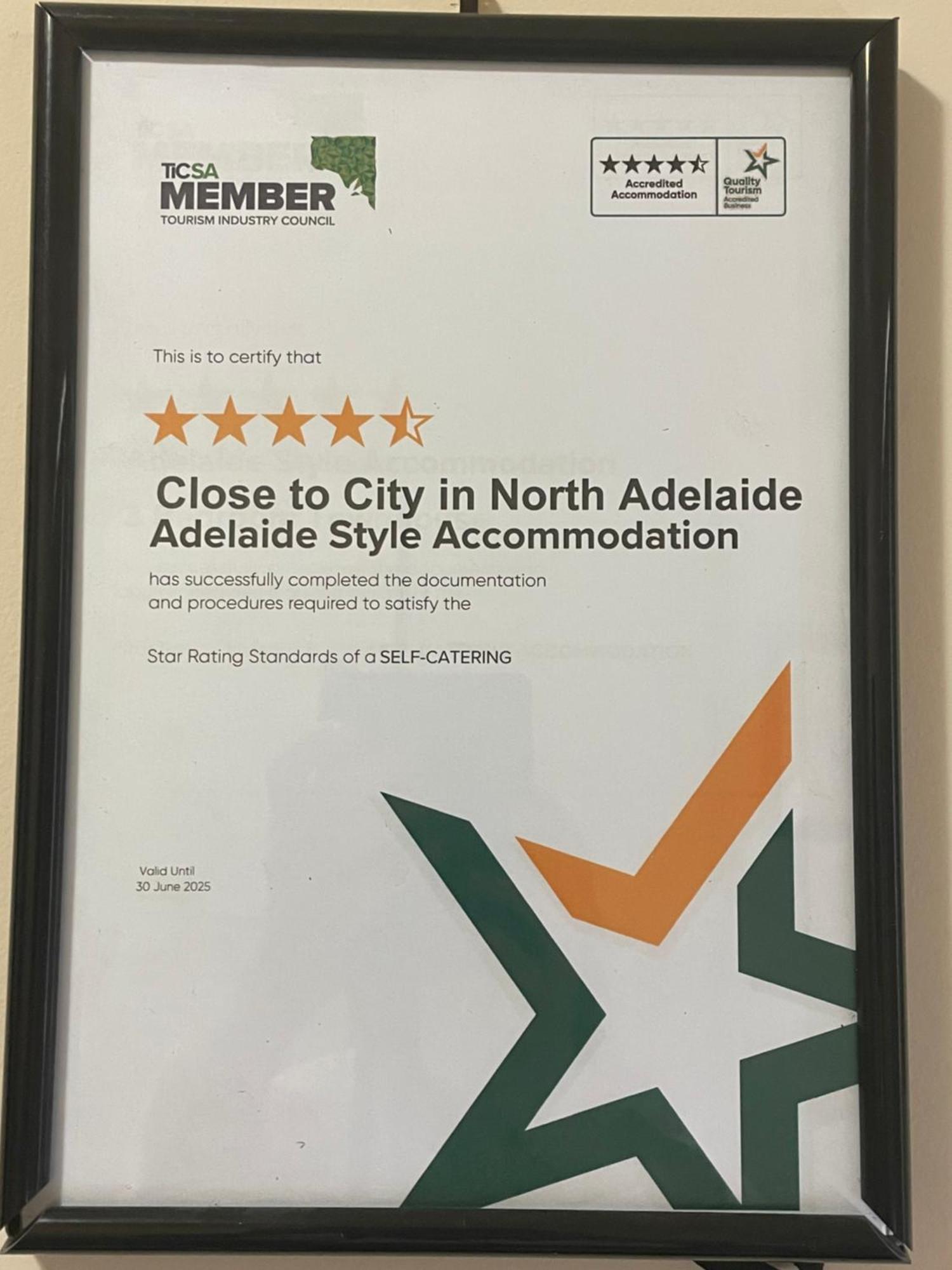 Apartment Style Accommodation-close To City-north Adelaide-3 Bdrm- Free Parking *