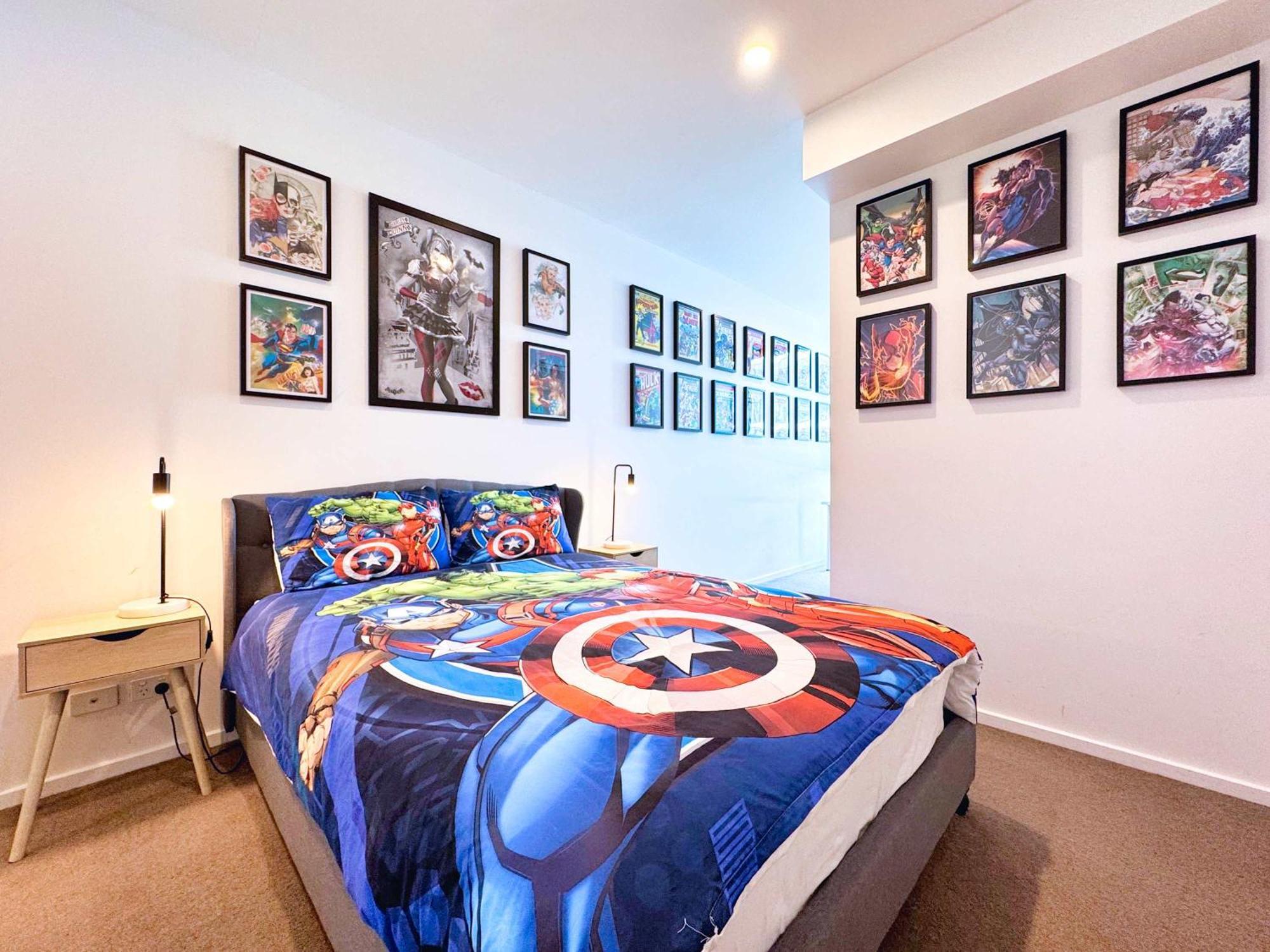 Dc Vs Marvel Theme Ft Arcade Machine Pool Gym Sauna Bbq * Adelaide
