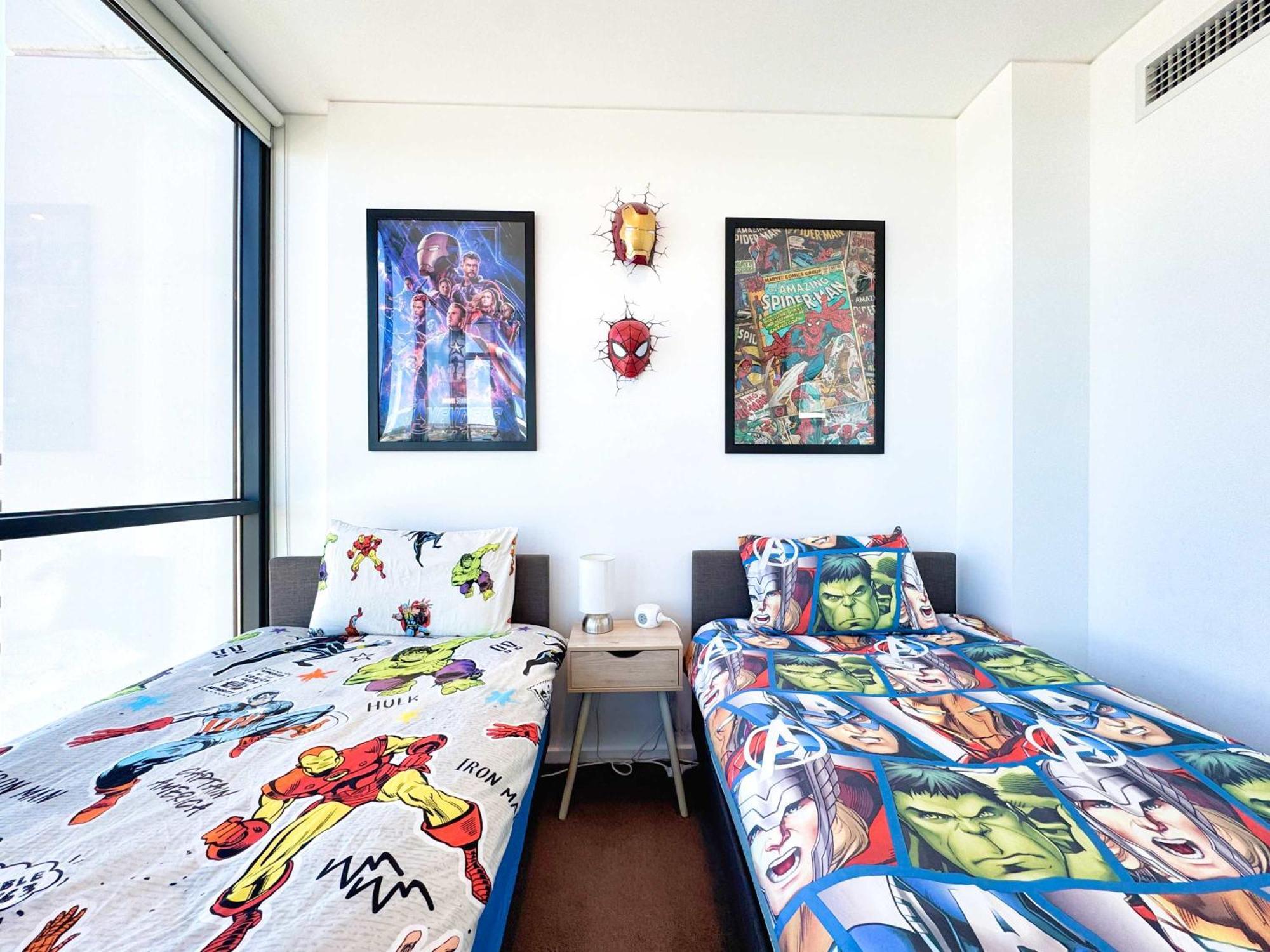 Dc Vs Marvel Theme Ft Arcade Machine Pool Gym Sauna Bbq