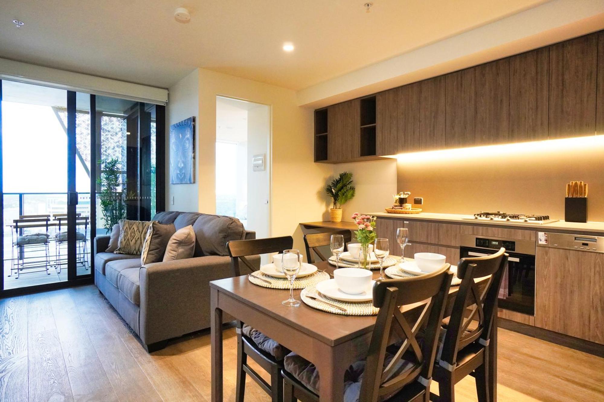 Apartment Luxury Zen Rundle Mall With Gym, Bbq