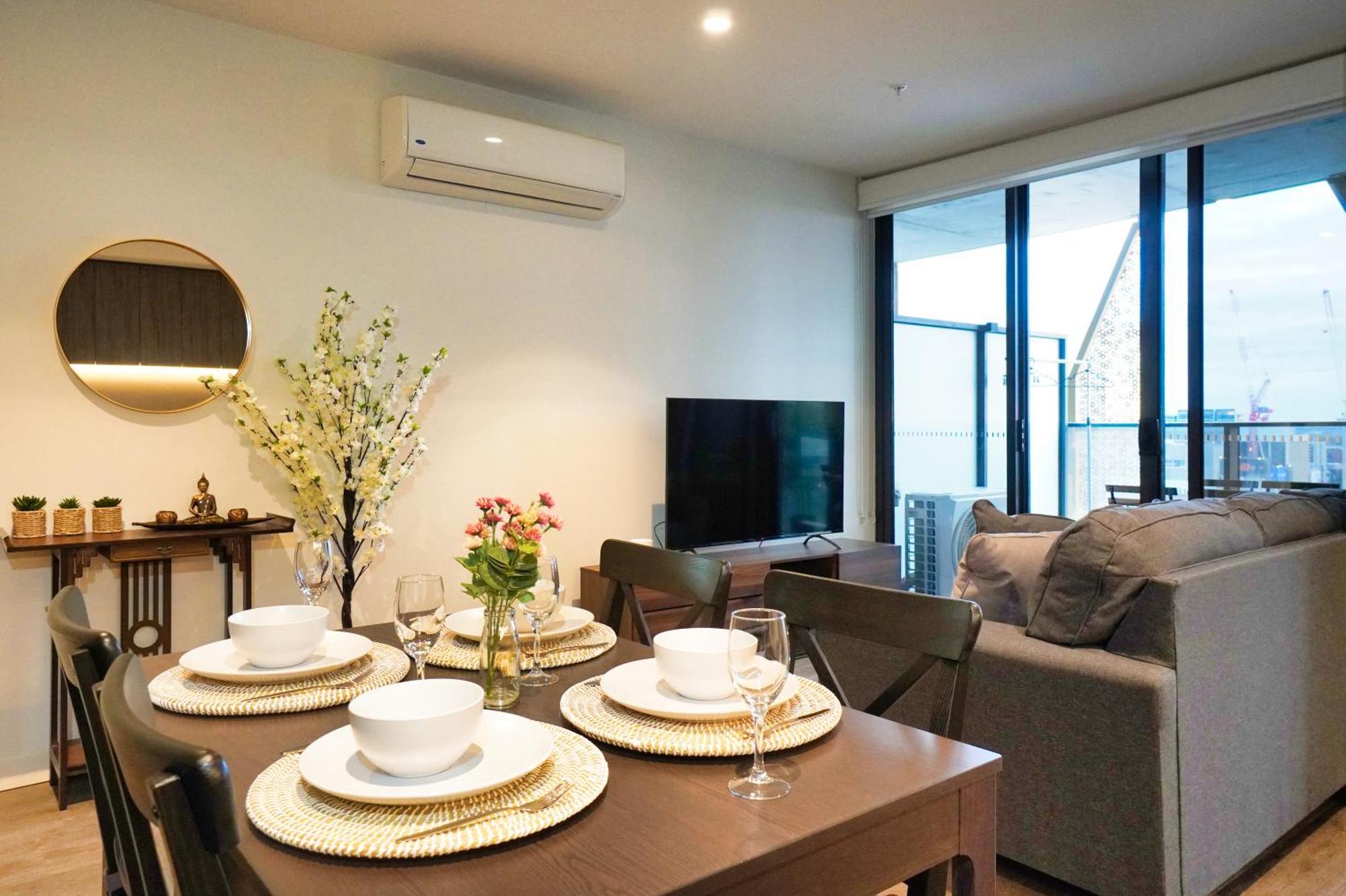 Luxury Zen Rundle Mall With Gym, Bbq Adelaide